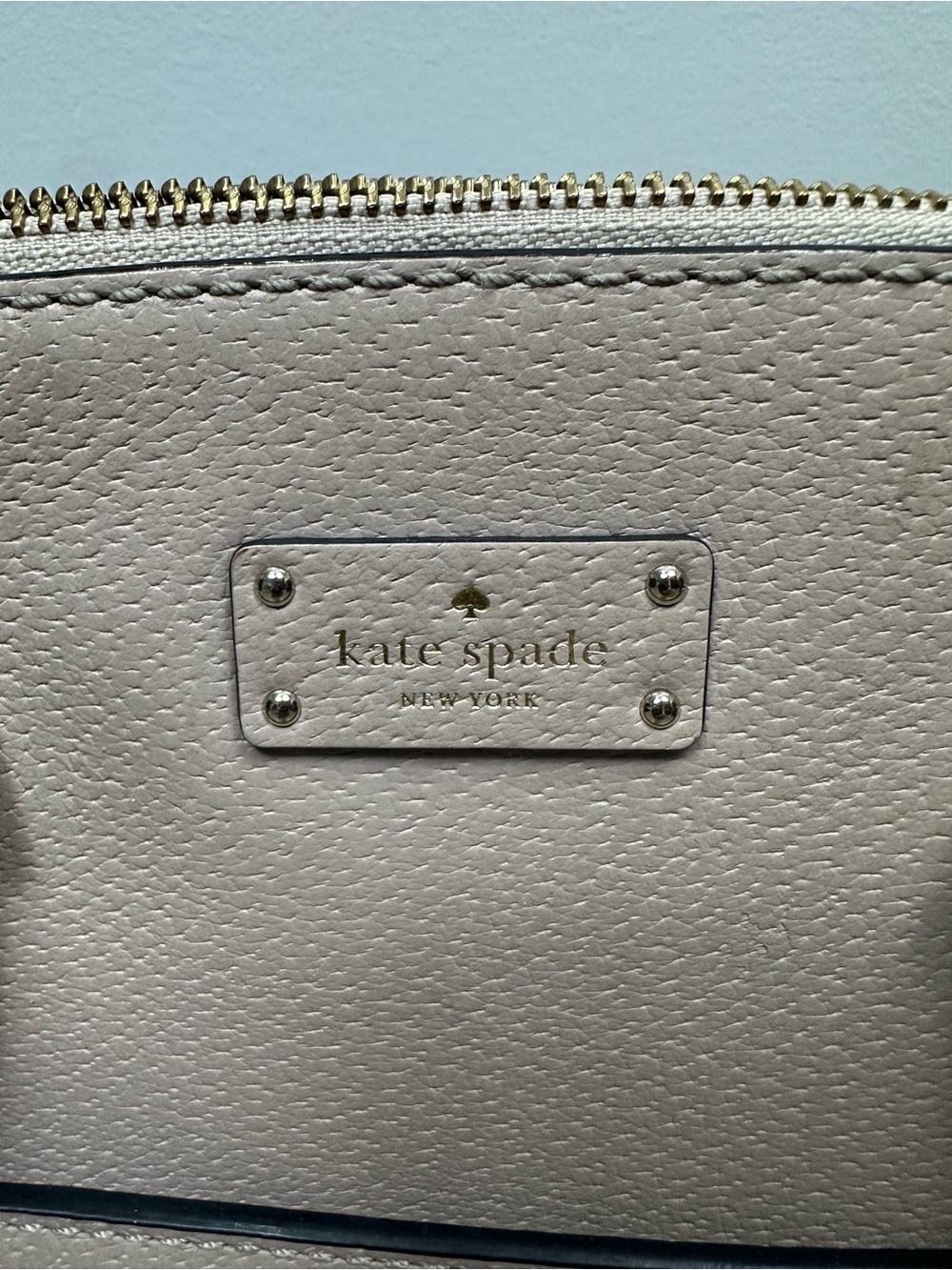 Kate Spade Purse Satchel Muted Taupe Crossbody Purse Bag - Picture 2 of 8